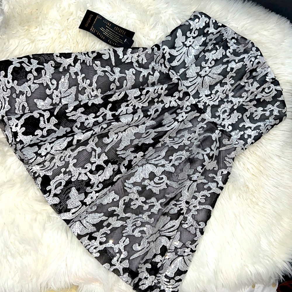 NWT Bebé Strapless Dress Size 8